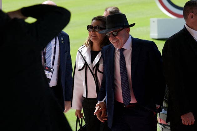 G7 Summit - Arrivals Brazil s President Luiz Inacio Lula da Silva and his wife, Rosangela Janja da Silva arrive to the Hotel Royal ahead of the start of the G7 summit, in Evian, eastern France, on June 15, 2026. A G7 summit is set to take place June 15 to 17 in the French town of Evian-les-Bains near Switzerland and it will be attended by country leaders as well as the EU s foreign policy chief and ministers from Brazil, Canada, the United Arab Emirates and Turkey. Photo by Ammar Abd Rabbo ABACAPRESS.COM Evian France  Copyright: xAbdxRabboxAmmar ABACAx