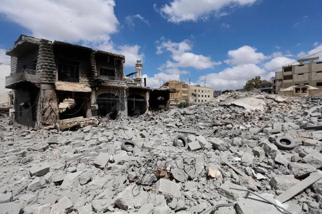 June 15, 2026, Nabatieh, South Lebanon, lebanon: Photos document the extensive destruction in the historic Saray district and old market of the city of Nabatieh in southern Lebanon, following a series of Israeli airstrikes that caused severe damage to buildings, shops, and infrastructure. The devastation remains visible across large sections of the city. The intensity of regional hostilities has significantly decreased following the announcement of a U.S.-Iran ceasefire agreement brokered by Pakistan, which includes a cessation of hostilities across multiple fronts, including Lebanon. Nabatieh lebanon  - ZUMAb339 20260615_znp_b339_007 Copyright: xAbdulxKaderxAlxBayx