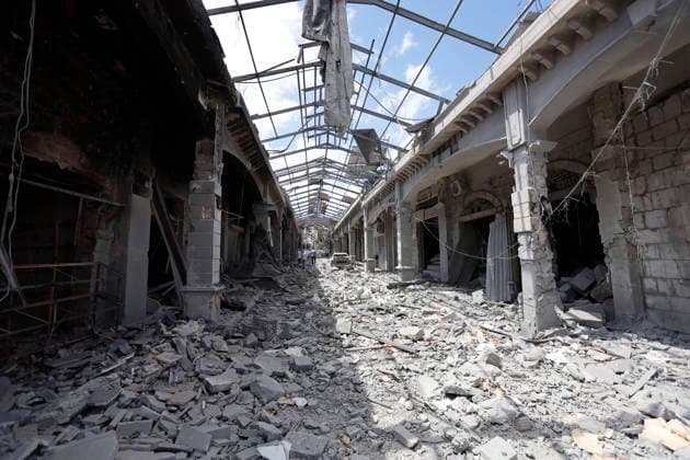June 15, 2026, Nabatieh, South Lebanon, lebanon: Photos document the extensive destruction in the historic Saray district and old market of the city of Nabatieh in southern Lebanon, following a series of Israeli airstrikes that caused severe damage to buildings, shops, and infrastructure. The devastation remains visible across large sections of the city. The intensity of regional hostilities has significantly decreased following the announcement of a U.S.-Iran ceasefire agreement brokered by Pakistan, which includes a cessation of hostilities across multiple fronts, including Lebanon. Nabatieh lebanon  - ZUMAb339 20260615_znp_b339_008 Copyright: xAbdulxKaderxAlxBayx