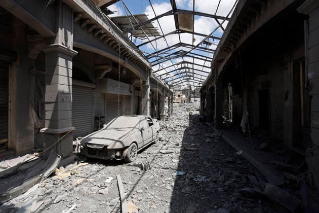 June 15, 2026, Nabatieh, South Lebanon, lebanon: Photos document the extensive destruction in the historic Saray district and old market of the city of Nabatieh in southern Lebanon, following a series of Israeli airstrikes that caused severe damage to buildings, shops, and infrastructure. The devastation remains visible across large sections of the city. The intensity of regional hostilities has significantly decreased following the announcement of a U.S.-Iran ceasefire agreement brokered by Pakistan, which includes a cessation of hostilities across multiple fronts, including Lebanon. Nabatieh lebanon  - ZUMAb339 20260615_znp_b339_010 Copyright: xAbdulxKaderxAlxBayx