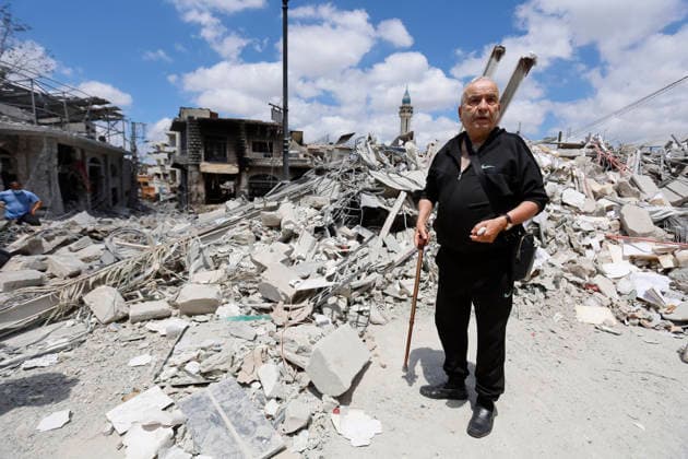 June 15, 2026, Nabatieh, South Lebanon, lebanon: Photos document the extensive destruction in the historic Saray district and old market of the city of Nabatieh in southern Lebanon, following a series of Israeli airstrikes that caused severe damage to buildings, shops, and infrastructure. The devastation remains visible across large sections of the city. The intensity of regional hostilities has significantly decreased following the announcement of a U.S.-Iran ceasefire agreement brokered by Pakistan, which includes a cessation of hostilities across multiple fronts, including Lebanon. Nabatieh lebanon  - ZUMAb339 20260615_znp_b339_012 Copyright: xAbdulxKaderxAlxBayx