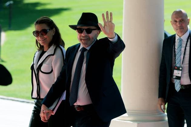 SOMMET DU G7 PHOTOPQR LE DAUPHINE Grégory YETCHMENIZA Évian les Bains 15 06 2026 Evian les Bains Haute Savoie , 15 juin Les arrivées au Royal senchaînent sur notre photo Luiz Inacio Lula da Silva, Président de la république fédérative du Brésil Grégory Yetchmeniza Le Dauphiné Libéré Evian, France june 15th 2026 G7 summit arrivals Évian les Bains Haute Savoie Rhône Alpes France  Copyright: xPHOTOPQR LExDAUPHINE MAXPPPxGrégoryxYETCHMENIZAx 20260615JDL3367 20260615JDL3367