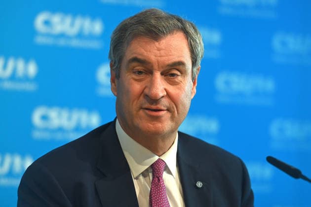 Markus SOEDER (Ministerpraesident Bayern und CSU Vorsitzender), Einzelbild,angeschnittenes Einzelmotiv,Portraet,Portrait,Porträt. Pressekonferenz im Anschluss an die Vorstandssitzung des CSU Praesidiums in der CSU Landesleitung in Muenchen am 15.06.2026 *** Markus SOEDER State Premier of Bavaria and CSU Chairman, single image, cropped single motif, portrait, portrait, portrait press conference following the board meeting of the CSU Presidium at the CSU state leadership in Munich on 15 06 2026