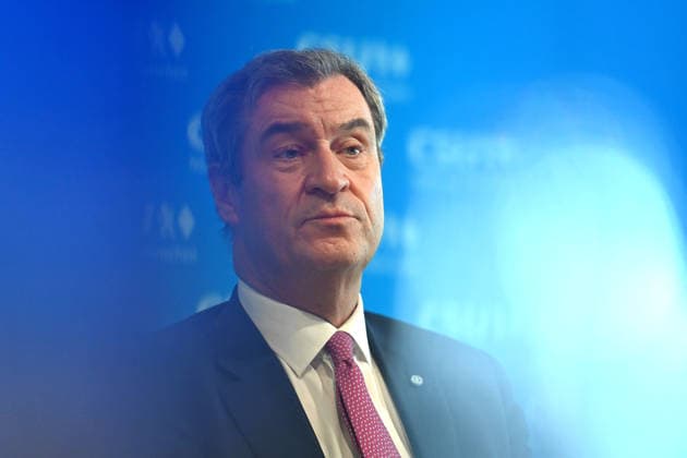 Markus SOEDER (Ministerpraesident Bayern und CSU Vorsitzender), Einzelbild,angeschnittenes Einzelmotiv,Portraet,Portrait,Porträt. Pressekonferenz im Anschluss an die Vorstandssitzung des CSU Praesidiums in der CSU Landesleitung in Muenchen am 15.06.2026 *** Markus SOEDER State Premier of Bavaria and CSU Chairman, single image, cropped single motif, portrait, portrait, portrait press conference following the board meeting of the CSU presidium at the CSU state leadership in Munich on 15 06 2026