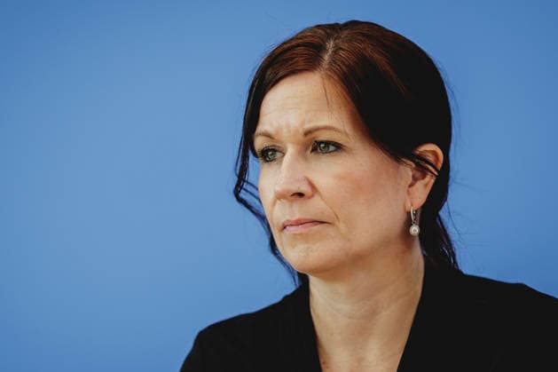 Katharina Guenther-Wuensch, Senatorin fuer Bildung, Jugend und Familie des Landes Berlin, aufgenommen im Rahmen der Pressekonferenz zur Veroeffentlichung des Berichts Bildung in Deutschland 2026 in Berlin, 15.06.2026. Berlin Deutschland *** Katharina Guenther Wuensch, Senator for Education, Youth and Family of the State of Berlin, at the press conference for the publication of the Education in Germany 2026 report in Berlin, 15 06 2026 Berlin Germany Copyright: xFlorianxGaertnerx