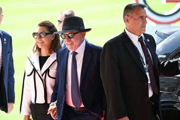 Le président du Brésil Luiz Inácio Lula da Silva et sa femme Rosângela Lula da Silva Arrivées des chefs détats et de gouvernement au sommet du G7 à Evian le 15 juin 2026 Jeanne Accorsini Bestimage Arrival of heads of state and government at the G7 summit in Evian on June 15, 2026 Evian France  Copyright: xJeannexAccorsinix xPoolx xBestimagexJeannexAccorsinix xPoolx xBestimagex