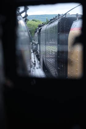SCRANTON, PA - JUNE 15: View of the Big Boy steam locomotive Union Pacific celebrates America™s 250th Birthday with a tour of the Big Boy steam locomotive set to be reuniting with locomotive 4012 at Steamtown Historical Park in Scranton, Pennsylvania on June 15, 2026. Copyright: xmpi34 MediaPunchx