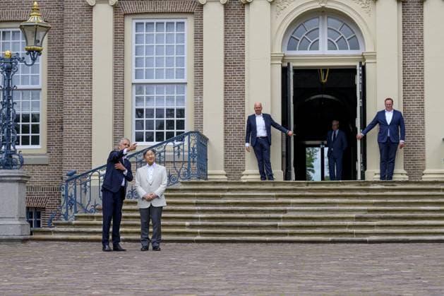 Apeldoorn, The Netherlands, 2026-06-15 15:14:43 APELDOORN, 15-06-2026, Het Loo Palace At the invitation of King Willem Alexander and Queen Maxima, Emperor Naruhito of Japan is paying a state visit to the Netherlands. Emperor Naruhito is accompanied by Empress Masako. The state visit is a confirmation of the close and historic relationship between Japan and the Netherlands. The countries share 426 years of bilateral relations. PHOTO: NLBeeld Patrick van Emst In the photo: Emperor Naruhito for a photo opportunity at Het Loo Palace Credit: NL Beeld Patrick van Emst  Copyright: xx x