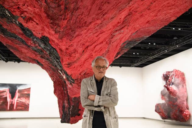 Anish Kapoor Photocall at Hayward Gallery, London, UK Artist Anish Kapoor with his work Mount Moriah at the Gate of the Ghetto as part of an exhibition by Anish Kapoor at Hayward Gallery, London, England, UK on Monday 15 June, 2026 which runs from Tue 16 June 2026 to Sun 18 October 2026., Credit:Justin Ng Avalon UK, England, London, Hayward Gallery  Copyright: xJustinxNgx xAvalonx 1110355473