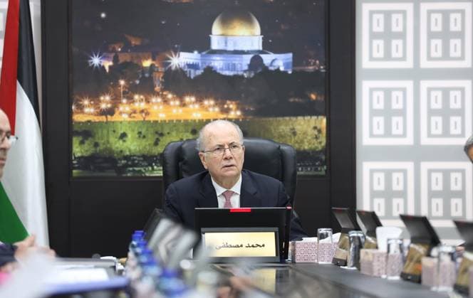 Palestinian Prime Minister Mohammad Mustafa chairs the weekly cabinet meeting in Ramallah, West Bank Palestinian Prime Minister Mohammad Mustafa chairs the weekly cabinet meeting in Ramallah, West Bank, on June 15, 2026. Photo by Prime Minister Office apaimages Ramallah West Bank Palestinian Territory 150626_Ramallah_PMO_00(2).jpeg Copyright: xapaimagesxPrimexMinisterxOfficex xapaimagesx