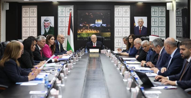 Palestinian Prime Minister Mohammad Mustafa chairs the weekly cabinet meeting in Ramallah, West Bank Palestinian Prime Minister Mohammad Mustafa chairs the weekly cabinet meeting in Ramallah, West Bank, on June 15, 2026. Photo by Prime Minister Office apaimages Ramallah West Bank Palestinian Territory 150626_Ramallah_PMO_00(3).jpeg Copyright: xapaimagesxPrimexMinisterxOfficex xapaimagesx