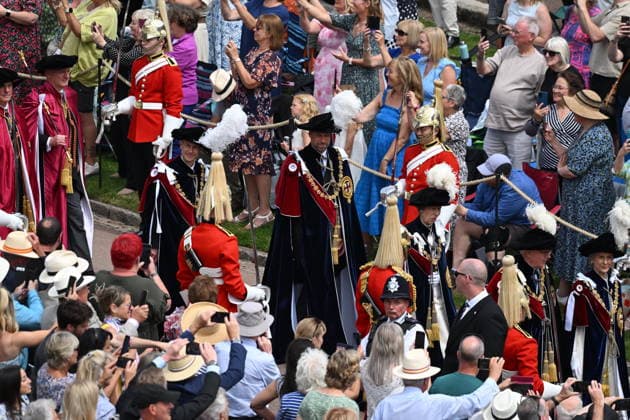 The King, Queen and Members of the Royal Family at Windsor Castle for Garter day Prince William and Princess Anne in their garter robes. GARTER DAY AT WINDSOR CASTLE Monday, 15th June 2026 Engagement: The King and Queen and Members of the Royal Family will attend a Service for the Most Noble Order of the Garter at St George™s Chapel, Windsor Castle, on Monday 15th June 2026. St George™s Chapel, Windsor Castle, SL4 1NJ. Their Majesties The King and Queen and Members of the Royal Family will walk in procession from Windsor Castle to St George™s Chapel to attend the annual Order of the Garter service. Following the service, Their Majesties and Members of the Royal Family will depart by carriages for their return journey to the Castle.  Copyright: xTonyxKershawx xPAxROTAx-xB68x xAvalonx 1110358616