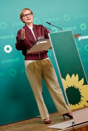 Deutschland, Berlin, Pressekonferenz mit Franziska Brantner, Bundesvorsitzende von BÜNDNIS 90 DIE GRÜNEN *** Germany, Berlin, Press conference with Franziska Brantner, Federal Chair of BÜNDNIS 90 The Greens ,detected_source_language