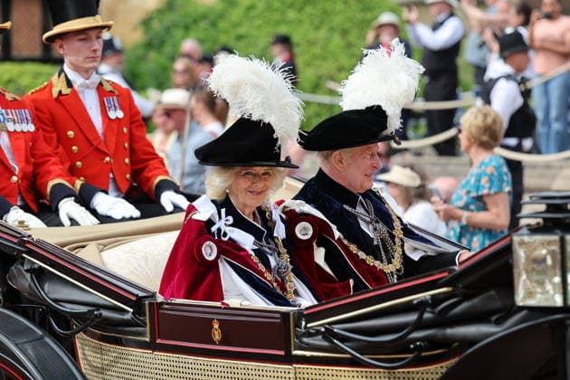 . 15 06 2026. London, United Kingdom. UK Royals attend Garter Day at Windsor Castle, United Kingdom.  xStephenxLockx xi-Imagesx IIM-26831-0019