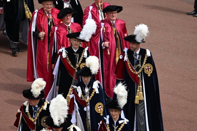 The King, Queen and Members of the Royal Family at Windsor Castle for Garter day Prince William and Princess Anne in their garter robes. GARTER DAY AT WINDSOR CASTLE Monday, 15th June 2026 Engagement: The King and Queen and Members of the Royal Family will attend a Service for the Most Noble Order of the Garter at St George™s Chapel, Windsor Castle, on Monday 15th June 2026. St George™s Chapel, Windsor Castle, SL4 1NJ. Their Majesties The King and Queen and Members of the Royal Family will walk in procession from Windsor Castle to St George™s Chapel to attend the annual Order of the Garter service. Following the service, Their Majesties and Members of the Royal Family will depart by carriages for their return journey to the Castle.  Copyright: xTonyxKershawx xPAxROTAx-xB68x xAvalonx 1110359206