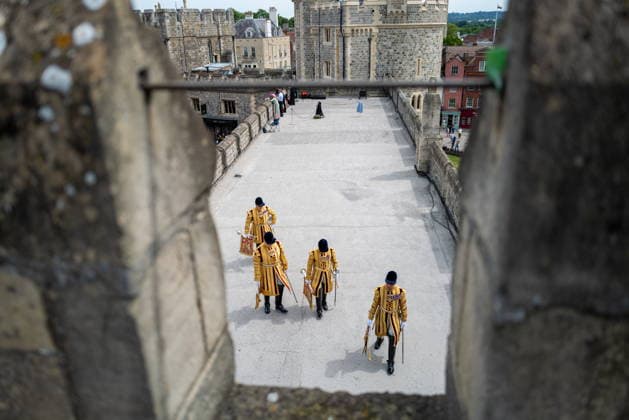 The King, Queen and Members of the Royal Family at Windsor Castle for Garter day The annual Order of the Garter service at St. George s Chapel. GARTER DAY AT WINDSOR CASTLE Monday, 15th June 2026 Engagement: The King and Queen and Members of the Royal Family will attend a Service for the Most Noble Order of the Garter at St George™s Chapel, Windsor Castle, on Monday 15th June 2026. St George™s Chapel, Windsor Castle, SL4 1NJ. Their Majesties The King and Queen and Members of the Royal Family will walk in procession from Windsor Castle to St George™s Chapel to attend the annual Order of the Garter service. Following the service, Their Majesties and Members of the Royal Family will depart by carriages for their return journey to the  Copyright: xTonyxKershawx xPAxROTAx-xB68x xAvalonx 1110359210