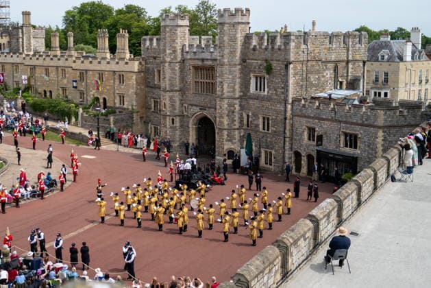 The King, Queen and Members of the Royal Family at Windsor Castle for Garter day The annual Order of the Garter service at St. George s Chapel. GARTER DAY AT WINDSOR CASTLE Monday, 15th June 2026 Engagement: The King and Queen and Members of the Royal Family will attend a Service for the Most Noble Order of the Garter at St George™s Chapel, Windsor Castle, on Monday 15th June 2026. St George™s Chapel, Windsor Castle, SL4 1NJ. Their Majesties The King and Queen and Members of the Royal Family will walk in procession from Windsor Castle to St George™s Chapel to attend the annual Order of the Garter service. Following the service, Their Majesties and Members of the Royal Family will depart by carriages for their return journey to the  Copyright: xTonyxKershawx xPAxROTAx-xB68x xAvalonx 1110359212