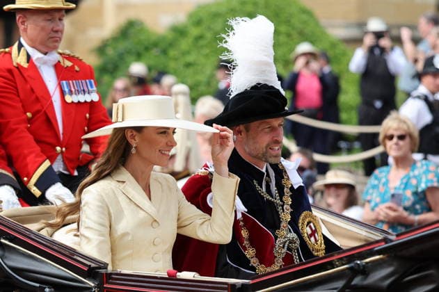 . 15 06 2026. London, United Kingdom. UK Royals attend Garter Day at Windsor Castle, United Kingdom.  xStephenxLockx xi-Imagesx IIM-26831-0023