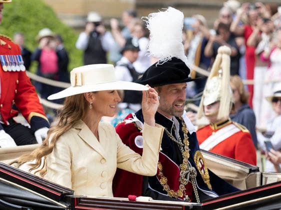 . 15 06 2026. Windsor, United Kingdom. Prince William and Kate Middleton, the Prince and Princess of Wales, leaving the Garter Day service at Windsor Castle, United Kingdom.  xStephenxLockx xi-Imagesx IIM-26831-0030
