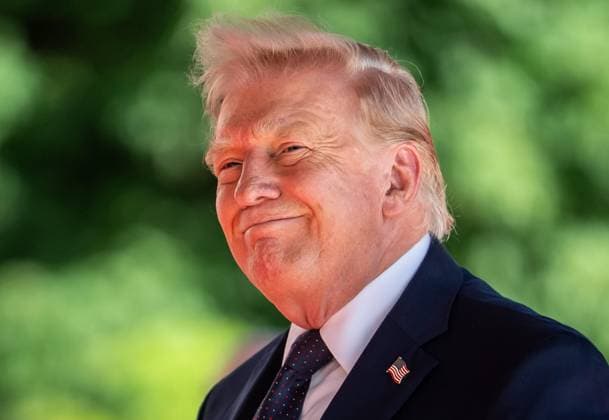 Évian-les-Bains, Frankreich, 15.06.2026: Hotel Royal: G7-Gipfel: Donald Trump (Foto: Michael Kappeler, Pool) *** Évian-les-Bains, France, June 15, 2026 Hotel Royal G7 Summit Donald Trump Photo by Michael Kappeler, Pool,detected_source_language Copyright: xMichaelxKappeler,xPool dtsxNachrichtenagenturx dts_123098