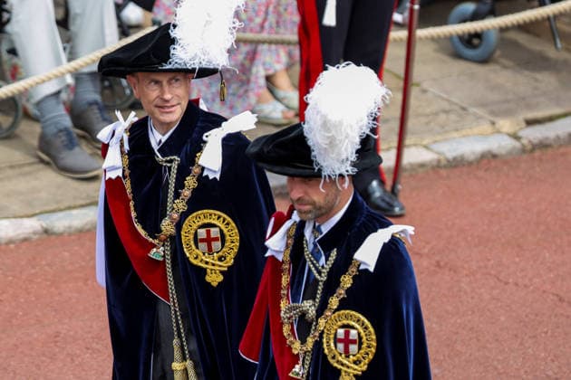 Order of the Garter Service 2026 Britain s Prince William and Prince Edward, Duke of Edinburgh arrive at St George s Chapel to attend the annual Order of the Garter Service at Windsor Castle, in Windsor, Britain, June 15, 2026., Credit:Toby Shepheard PA ROTA - B68 Avalon UNITED KINGDOM, WINDSOR  Copyright: xTobyxShepheardx xPAxROTAx-xB68x xAvalonx 1110378368