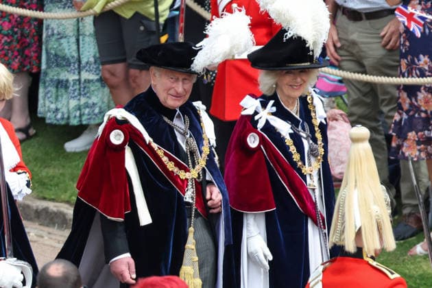 Order of the Garter Service 2026 Britain s King Charles and Queen Camilla arrive at St George s Chapel to attend the annual Order of the Garter Service at Windsor Castle, in Windsor, Britain, June 15, 2026., Credit:Toby Shepheard PA ROTA - B68 Avalon UNITED KINGDOM, WINDSOR  Copyright: xTobyxShepheardx xPAxROTAx-xB68x xAvalonx 1110378331