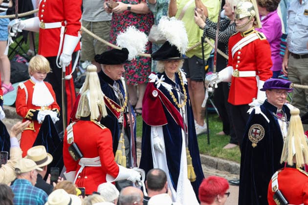 Order of the Garter Service 2026 Britain s King Charles and Queen Camilla arrive at St George s Chapel to attend the annual Order of the Garter Service at Windsor Castle, in Windsor, Britain, June 15, 2026., Credit:Toby Shepheard PA ROTA - B68 Avalon UNITED KINGDOM, WINDSOR  Copyright: xTobyxShepheardx xPAxROTAx-xB68x xAvalonx 1110378341