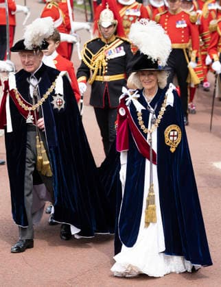 . 15 06 2026. Windsor, United Kingdom. King Charles III and Queen Camilla arriving at the Garter Day service at Windsor Castle, United Kingdom.  xStephenxLockx xi-Imagesx IIM-26831-0048