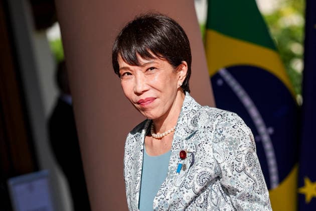 Japanese Prime Minister Sanae Takaichi arrives at the Hotel Royal, Evian Resort, for the G7 Leaders Summit in Évian-les-Bains, France, on June 15, 2026 Dominique Jacovides Bestimage Japan’s Prime Minister Sanae Takaichi arrives for the G7 Leaders Summit at the Hotel Royal, Evian Resort in Evian-les-Bains, France, on June 15, 2026 Evian-les-Bains France,detected_source_language  Copyright: xDOMINIQUExJACOVIDESx xBESTIMAGExDOMINIQUExJACOVIDESx xBESTIMAGEx