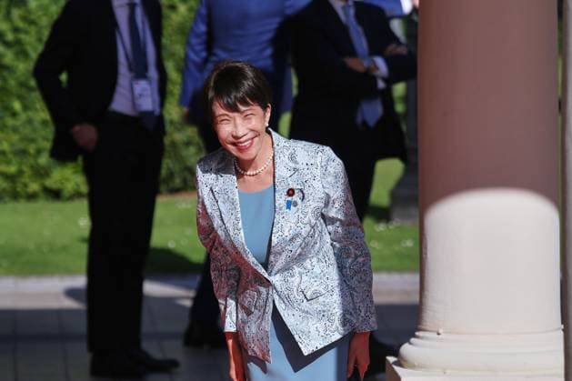 Évian-les-Bains, Frankreich, 15.06.2026: G7-Gipfel: Sanae Takaichi, Premierministerin von Japan *** Évian-les-Bains, France, June 15, 2026 G7 Summit Sanae Takaichi, Prime Minister of Japan,detected_source_language Copyright: xdtsxNachrichtenagenturx dts_123130