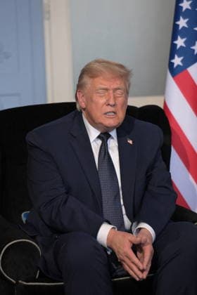 President Trump And President Macron At G7 Summit Bilateral Meeting - France U.S. President Donald Trump pictured at a bilateral meeting on the G7 summit at the Hotel Royal, in Evian-les-Bains, France on June 15, 2026. A G7 summit is set to take place June 15 to 17 in the French town of Evian-les-Bains near Switzerland and it will be attended by country leaders as well as the EU s foreign policy chief and ministers from Brazil, Canada, the United Arab Emirates and Turkey. Photo by Ammar Abd Rabbo ABACAPRESS.COM Evian-les-Bains France  Copyright: xAbdxRabboxAmmar ABACAx