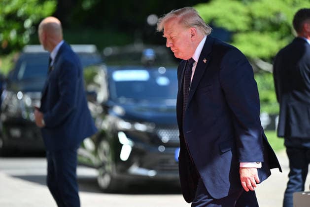 Donald Trump Arrives At G7 Summit - France U.S. President Donald Trump arrives for the G7 summit in Evian-les-Bains, France, Monday, June 15, 2026. Photo by Jeanne Accorsini Pool ABACAPRESS.COM Evian-les-Bains France  Copyright: xAccorsinixJeanne Pool ABACAx