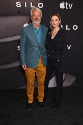 LOS ANGELES, CALIFORNIA - JUNE 15: Rebecca Ferguson & Graham Yost at Apple TV+ s Silo Season 3 Photo Call at Four Seasons Hotel Los Angeles at Beverly Hills on June 15, 2026 in Los Angeles, California. Credit: USA  - ZUMAa123 20260615_zaa_a123_072 Copyright: xAdMediax