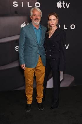 LOS ANGELES, CALIFORNIA - JUNE 15: Rebecca Ferguson & Graham Yost at Apple TV+ s Silo Season 3 Photo Call at Four Seasons Hotel Los Angeles at Beverly Hills on June 15, 2026 in Los Angeles, California. Credit: USA - ZUMAa123 20260615_zaa_a123_041 Copyright: xAdMediax