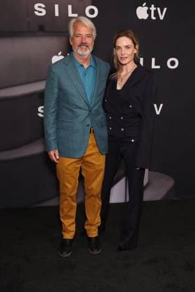 LOS ANGELES, CALIFORNIA - JUNE 15: Rebecca Ferguson & Graham Yost at Apple TV+ s Silo Season 3 Photo Call at Four Seasons Hotel Los Angeles at Beverly Hills on June 15, 2026 in Los Angeles, California. Credit: USA  - ZUMAa123 20260615_zaa_a123_040 Copyright: xAdMediax