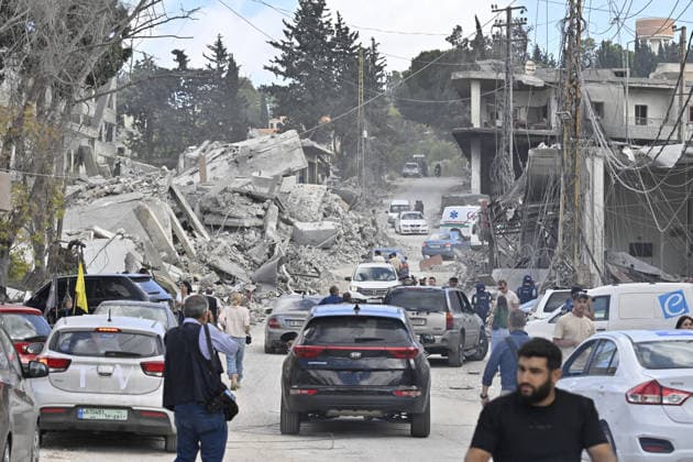 Lebanese residents return to the rubble of their homes in Nabatieh NABATIEH, LEBANON - JUNE 15: A view of the destruction as Lebanese residents return to their homes following the agreement reached between the U.S. and Iran in Froun district of Nabatieh, Lebanon on June 15, 2026. Houssam Shbaro Anadolu Nabatieh Lebanon. Editorial use only. Please get in touch for any other usage.  Copyright: x2026xAnadoluxHoussamxShbarox