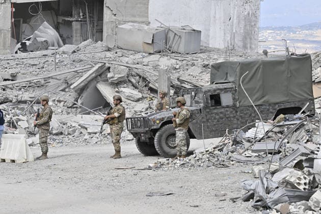 Lebanese residents return to the rubble of their homes in Nabatieh NABATIEH, LEBANON - JUNE 15: A view of the destruction as Lebanese residents return to their homes following the agreement reached between the U.S. and Iran in Froun district of Nabatieh, Lebanon on June 15, 2026. Houssam Shbaro Anadolu Nabatieh Lebanon. Editorial use only. Please get in touch for any other usage.  Copyright: x2026xAnadoluxHoussamxShbarox