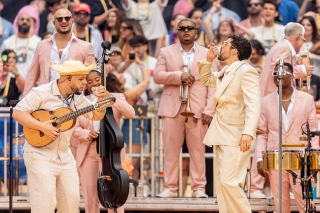 Bad Bunnys Final Concert at the Estadio Metropolitano in Madrid Singer Bad Bunny performs during his final concert at the Riyadh Air Metropolitano on June 15, 2026, in Madrid, Spain. The Puerto Rican artist has performed ten concerts in the capital between May 30 and June 15 as part of his ‘DeBÍ TiRAR MáS FOToS World Tour’ in Spain,detected_source_language  Copyright: xRicardoxRubiox 7600095