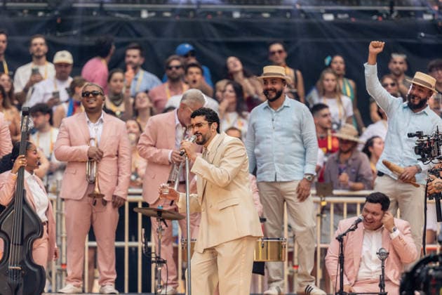 Bad Bunnys Final Concert at the Estadio Metropolitano in Madrid Singer Bad Bunny performs during his final concert at the Riyadh Air Metropolitano on June 15, 2026, in Madrid, Spain. The Puerto Rican artist has performed ten concerts in the capital between May 30 and June 15 as part of his ‘DeBÍ TiRAR MáS FOToS World Tour’ in Spain,detected_source_language  Copyright: xRicardoxRubiox 7600096