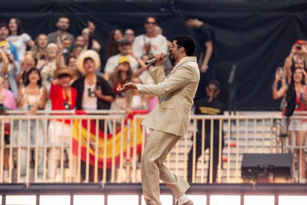 Bad Bunnys Final Concert at the Estadio Metropolitano in Madrid Singer Bad Bunny performs during his final concert at the Riyadh Air Metropolitano on June 15, 2026, in Madrid, Spain. The Puerto Rican artist has performed ten concerts in the capital between May 30 and June 15 as part of his ‘DeBÍ TiRAR MáS FOToS World Tour’ in Spain,detected_source_language  Copyright: xRicardoxRubiox 7600109