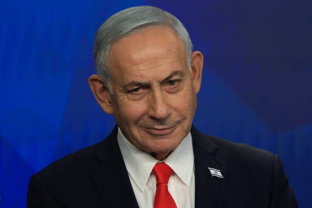 Israeli Prime Minister Benjamin Netanyahu holds a news conference, following a U.S.-Iran deal, in Jerusalem on Monday, June 15, 2026. Pool  JERZ20260515204 RONENxZVULUN