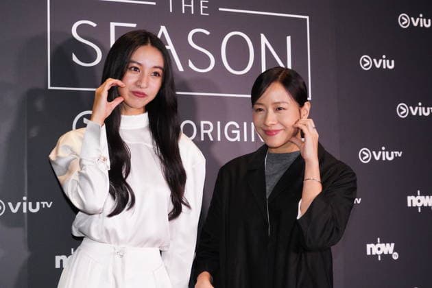 HONG KONG, CHINA - JUNE 15: Japanese model actress Mitsuki Kimura (also known as Koki) (L) and actress Karena Lam attend the premiere of Viu original series The Season on June 15, 2026 in Hong Kong, China.  Copyright: xVCGx 111648351067