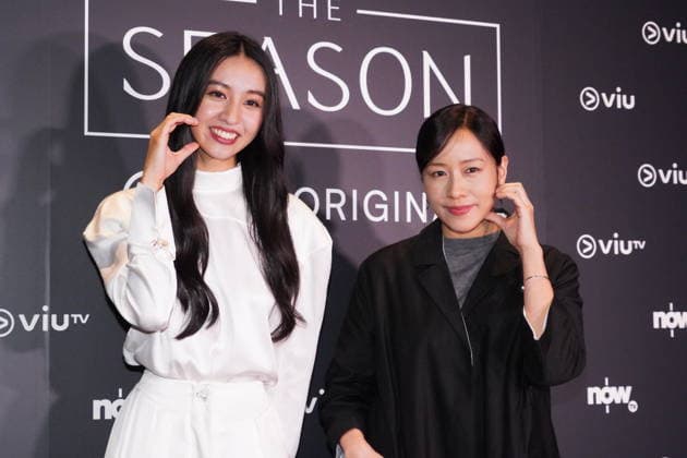 HONG KONG, CHINA - JUNE 15: Japanese model actress Mitsuki Kimura (also known as Koki) (L) and actress Karena Lam attend the premiere of Viu original series The Season on June 15, 2026 in Hong Kong, China.  Copyright: xVCGx 111648351068