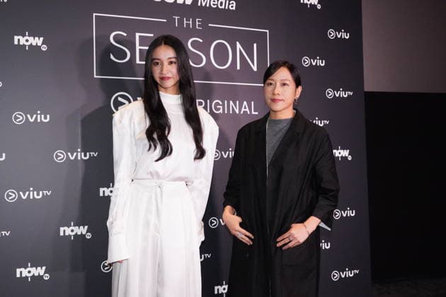 HONG KONG, CHINA - JUNE 15: Japanese model actress Mitsuki Kimura (also known as Koki) (L) and actress Karena Lam attend the premiere of Viu original series The Season on June 15, 2026 in Hong Kong, China.  Copyright: xVCGx 111648351070