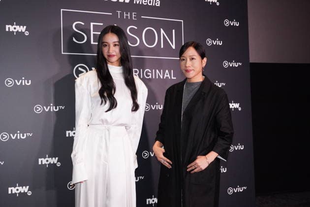 HONG KONG, CHINA - JUNE 15: Japanese model actress Mitsuki Kimura (also known as Koki) (L) and actress Karena Lam attend the premiere of Viu original series The Season on June 15, 2026 in Hong Kong, China.  Copyright: xVCGx 111648351071