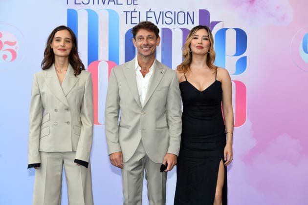 Arrivals at the 65th Monte-Carlo Television Festival :Photocall Rosso Volante in Monaco, France - 15 Jun 2026 Giorgio Pasotti, Claudia Tosoni and Denise Tantucci attend the Rosso Volante photocall during Day Four of the 65th Monte-Carlo Television Festival in Monte-Carlo. Giorgio Pasotti,Claudia Tosoni and Denise Tantucci attends the Rosso Volante photocall during of the 65th Monte-Carlo Television Festival Monaco France Copyright: xGianluigixJoriox xSOPAxImagesx GJorio_Rosso Volante_44081