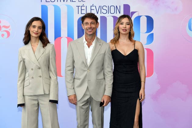 Arrivals at the 65th Monte-Carlo Television Festival :Photocall Rosso Volante in Monaco, France - 15 Jun 2026 Giorgio Pasotti, Claudia Tosoni and Denise Tantucci attend the Rosso Volante photocall during Day Four of the 65th Monte-Carlo Television Festival in Monte-Carlo. Giorgio Pasotti,Claudia Tosoni and Denise Tantucci attends the Rosso Volante photocall during of the 65th Monte-Carlo Television Festival Monaco France Copyright: xGianluigixJoriox xSOPAxImagesx GJorio_Rosso Volante_44082
