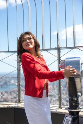 Momona Tamada visit Empire State Building Momona Tamada visits the Empire State Building ahead of the premiere of Season 2 of the Netflix series Avatar: The Last Airbender, scheduled for June 25, in New York City, United States, on Monday, June 15, 2026. NEW YORK NEW YORK UNITED OF AMERICA Copyright: xVANESSAxCARVALHOx
