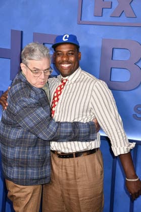 NEW YORK, NY - JUNE 15: Oliver Platt and Lionel Boyce at FX s The Bear Final Family Meal Event at Nine Orchard on June 15, 2026 in New York City. Copyright: xmpi099 MediaPunchx