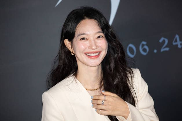 Shin Min-Ah, June 15, 2026 : Cast member Shin Min-Ah at a press conference for the new movie The Eyes in Seoul, South Korea. The Korean thriller film will hit local screens on June 24.  aflo_334570058